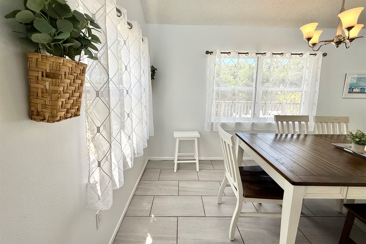 This intimate dining area is designed to keep everyone connected — great for sharing stories after a day of adventure.