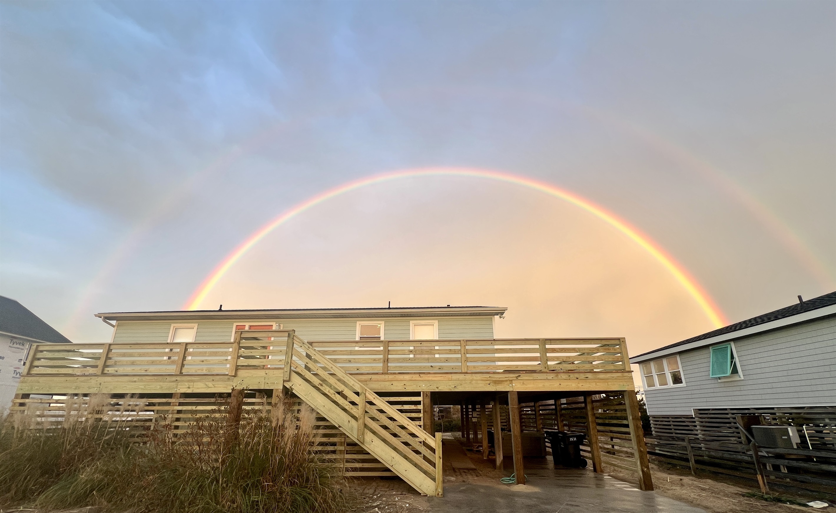 Somewhere over the rainbow...you'll find Treasure Chest sitting pretty with its new deck with safety gates
