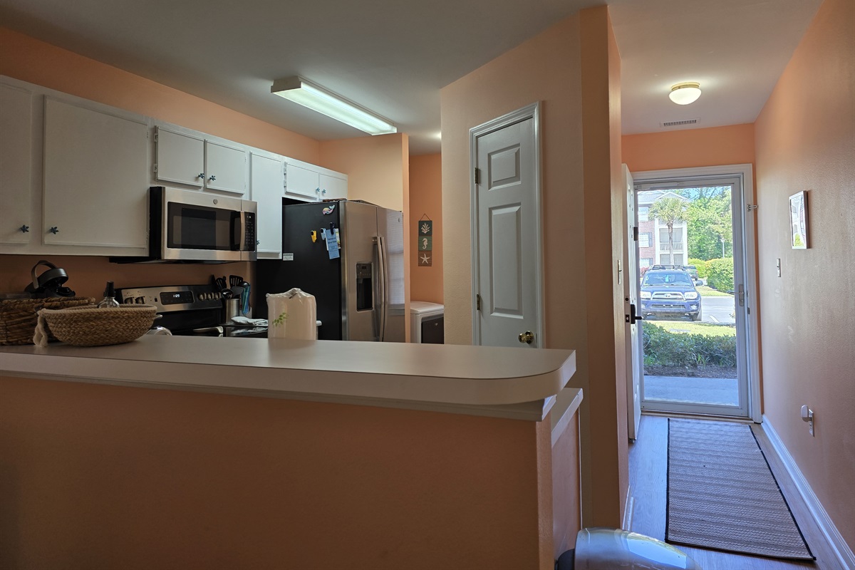 Kitchen Location from Main Entrance