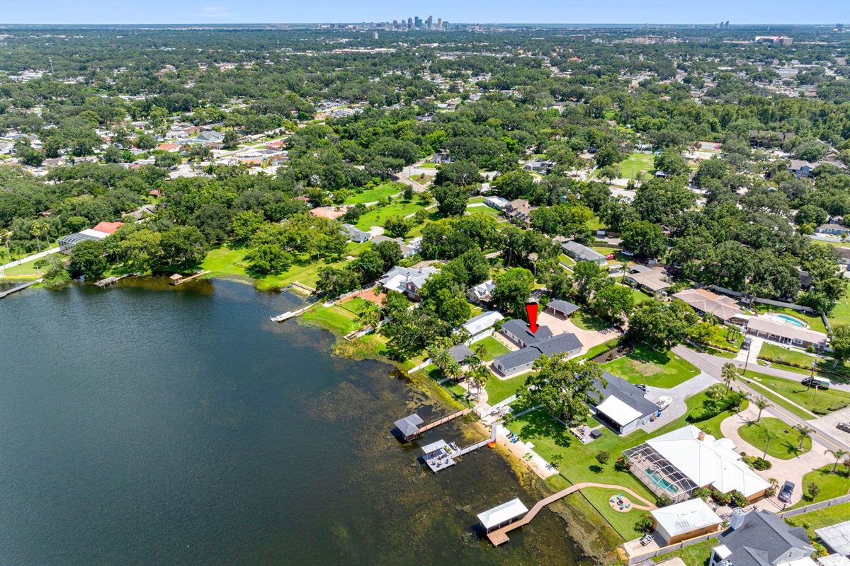 Aerial View of the Neighborhood