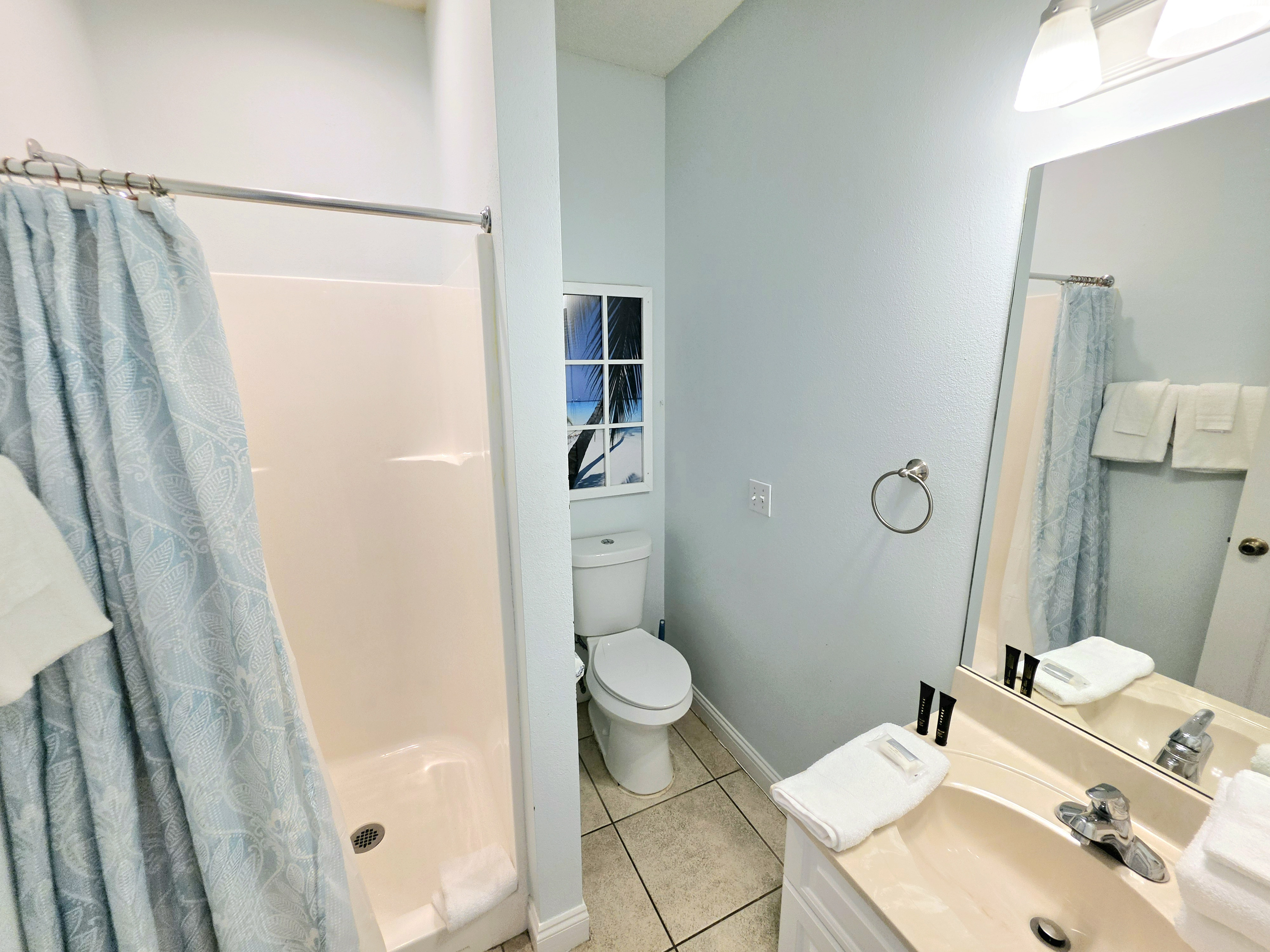 Bathroom with walk-in shower