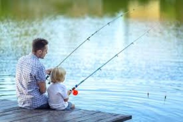 We offer fishing poles and some fishing gear to enjoy fishing right off the dock in the backyard!