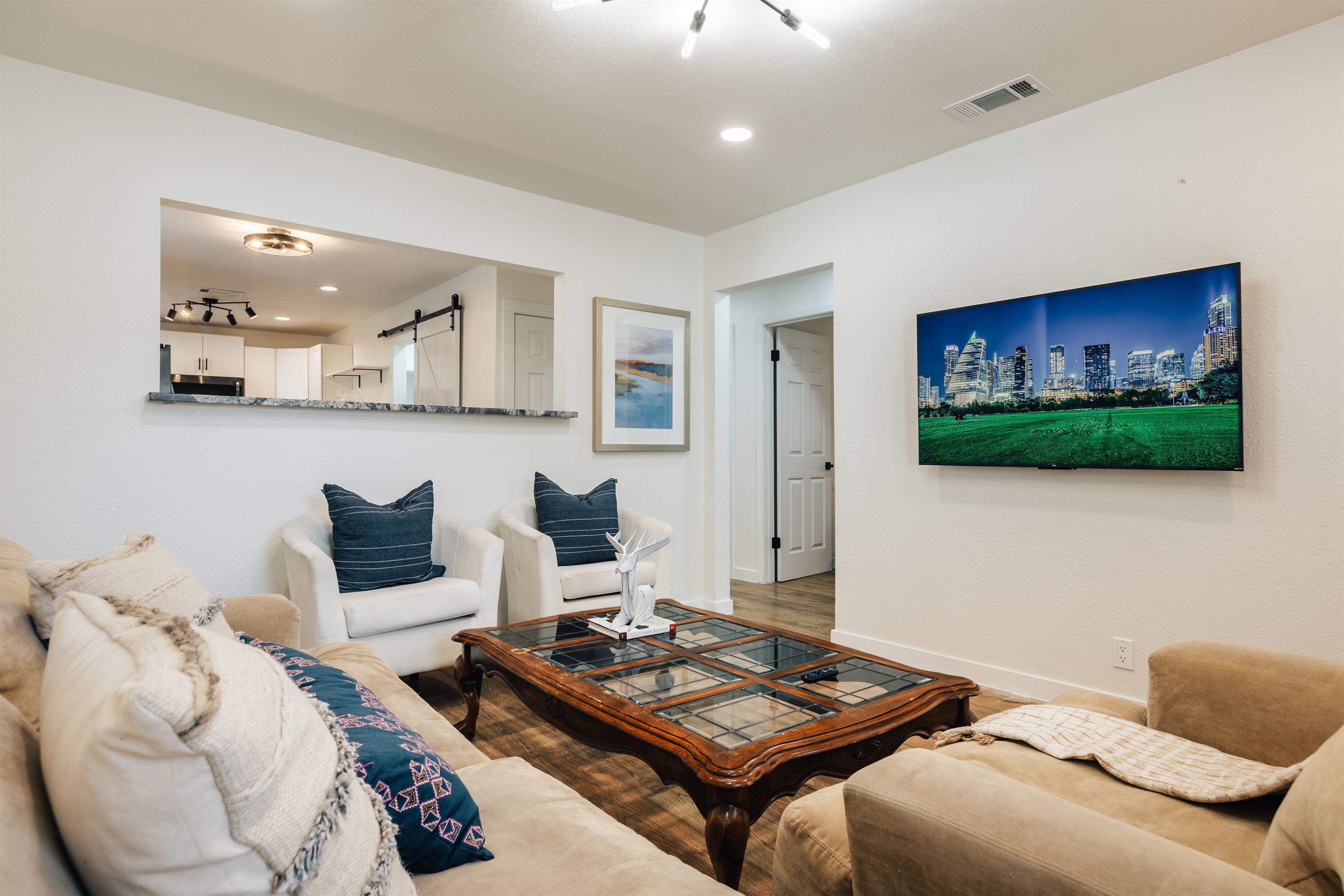 spacious living rooms