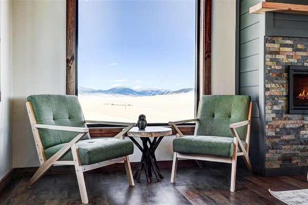 Imagine yourself relaxing with a book and Nespresso coffee [Great Room, Main Level]