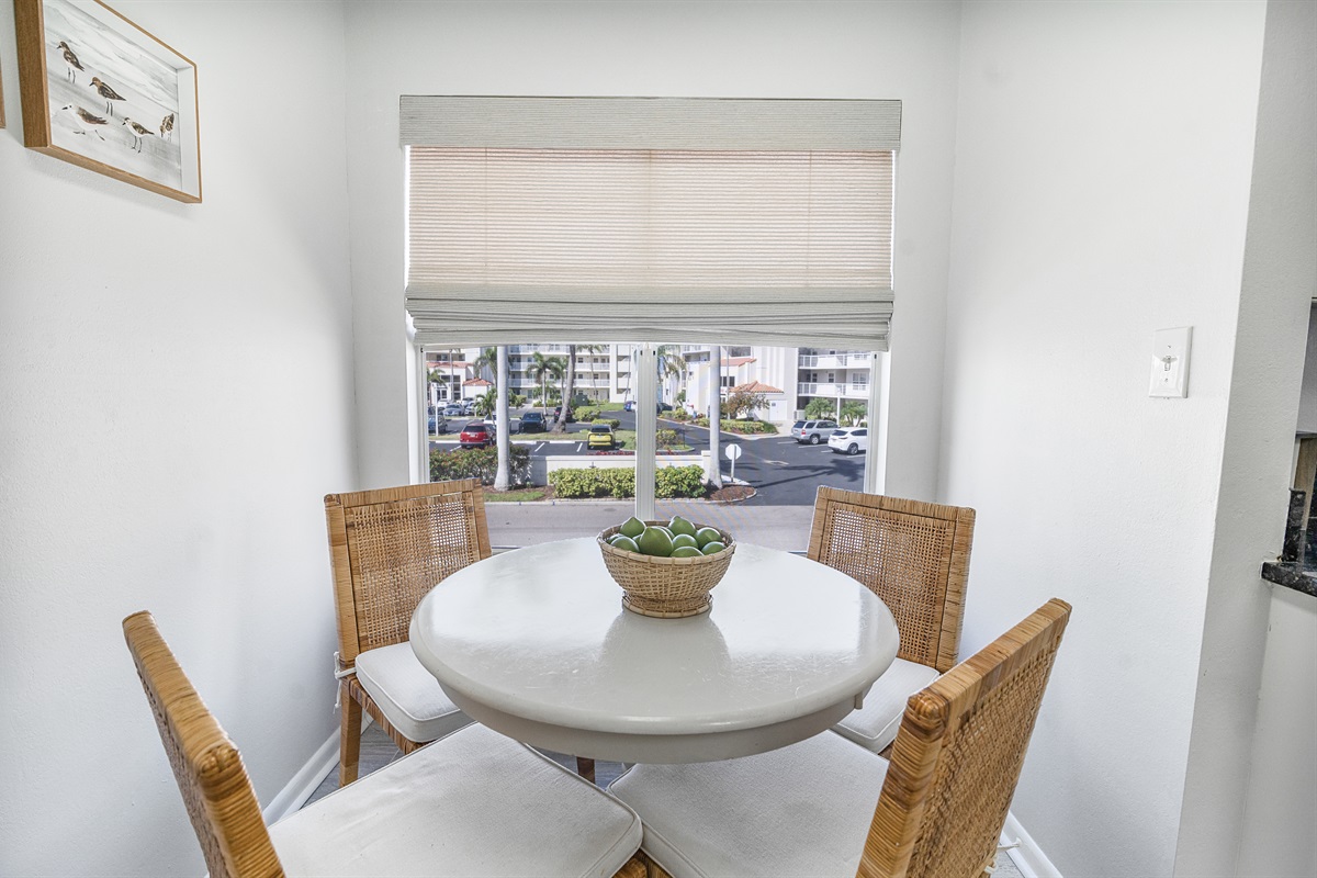 Gather around the dining table for home-cooked meals or takeout from nearby favorites&mdash;comfort meets convenience.