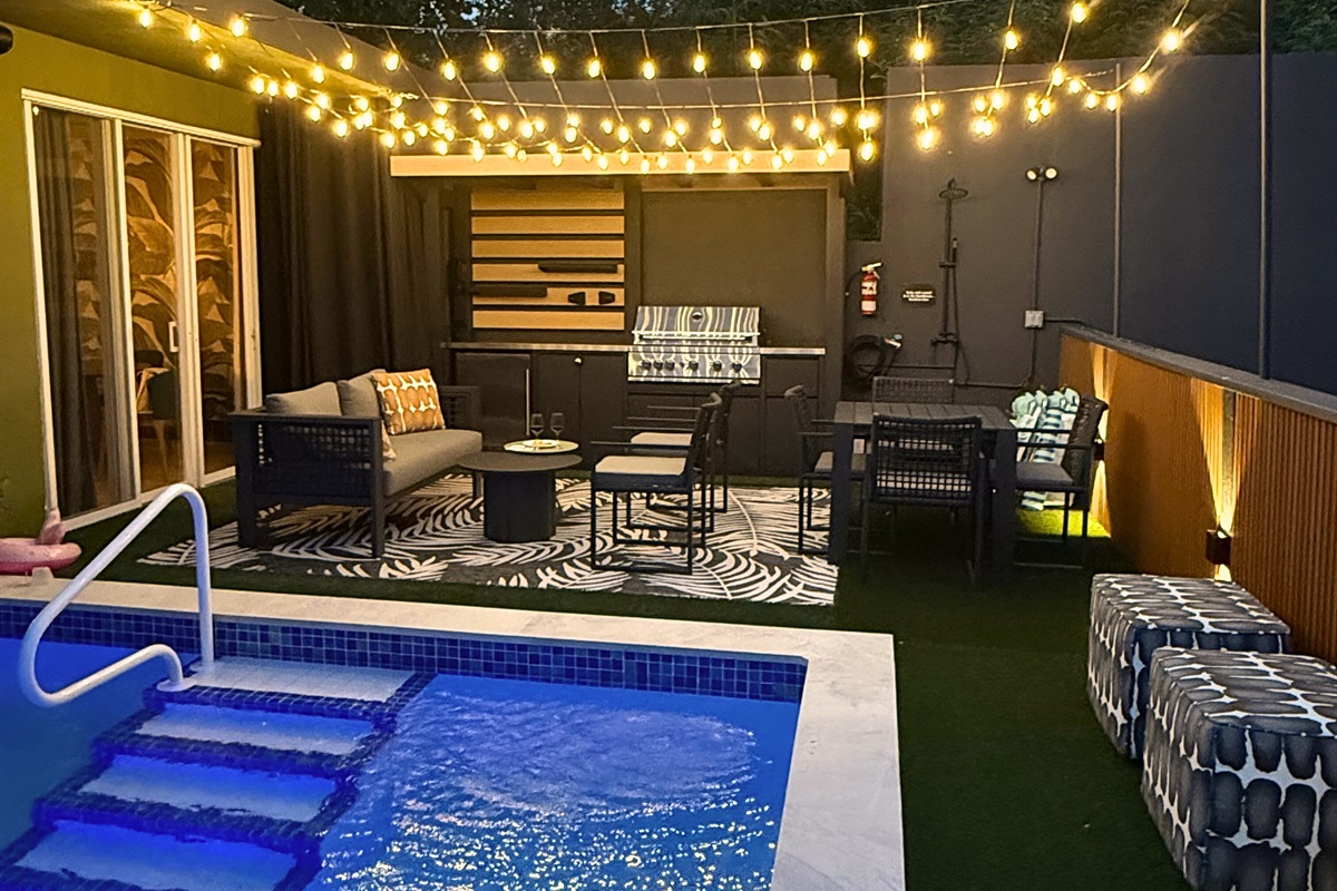 We will be dining outside every night!