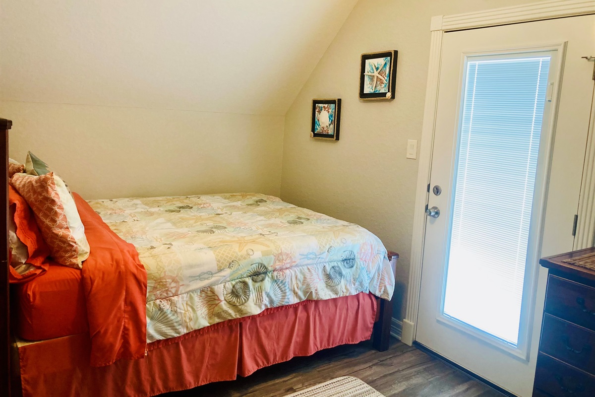 Upstairs bedroom 3 private balcony