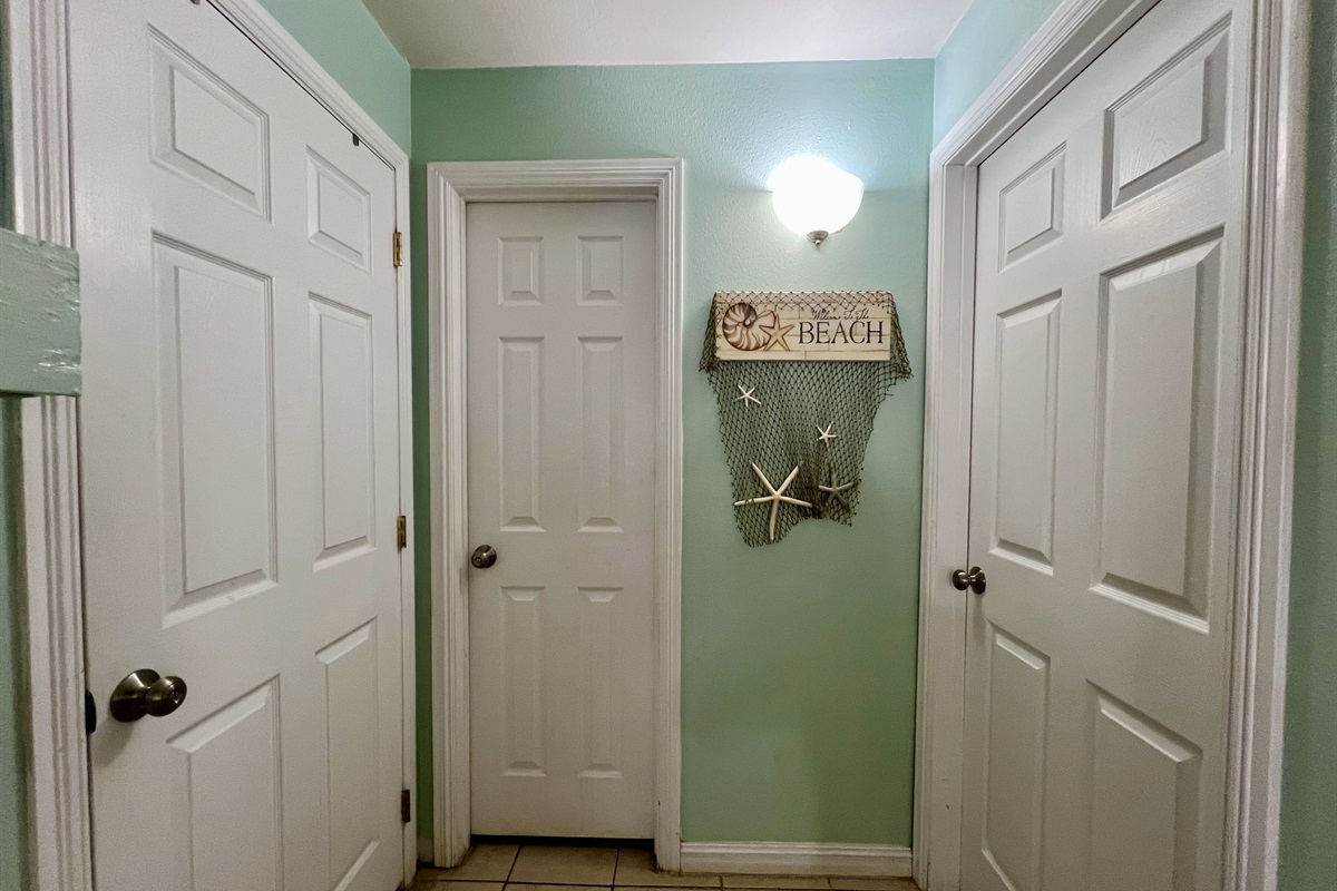 Hallway to Bedroom and Bathroom