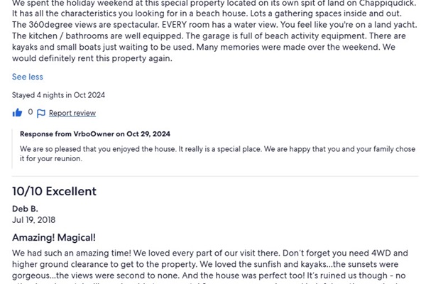 Older Review from another OTA