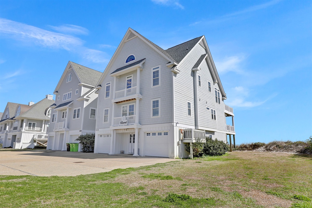 Clean coastal architecture and modern amenities await your arrival.