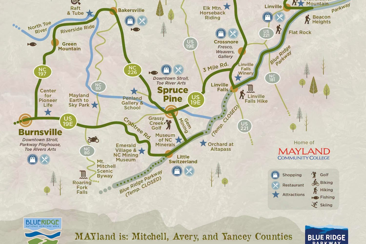 NC High Country Mayland Meander Road Trip! Stay @ the Red Star @ WishYouWereHere7Devils to do it all!