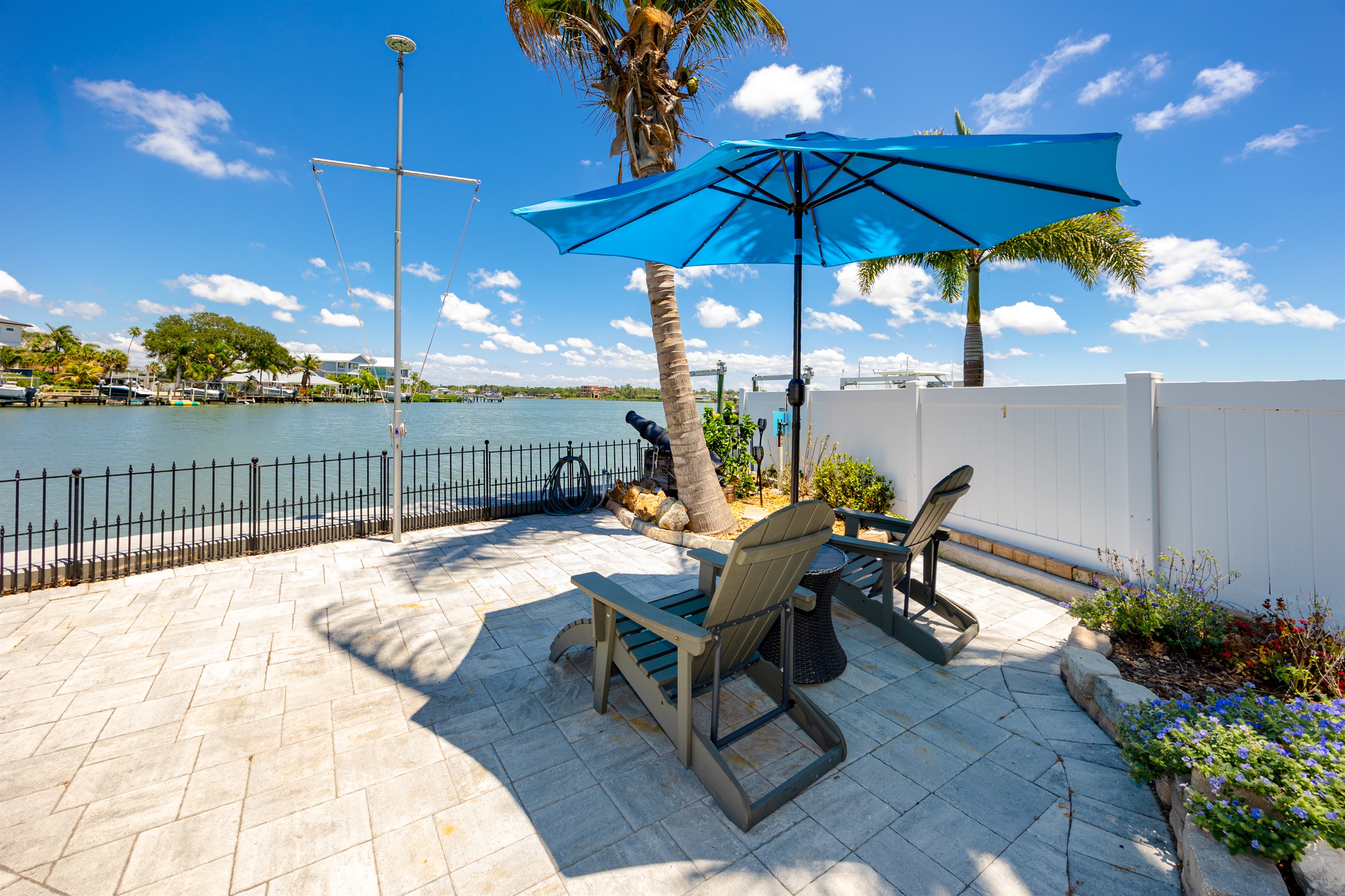 "We loved having our morning coffee right on the water!"