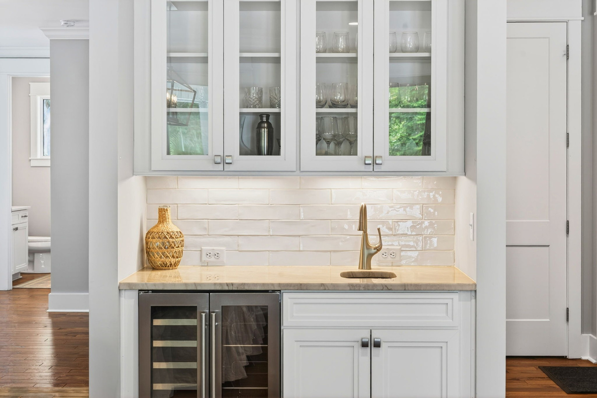 Wet bar | Driftwood Dreams | 105 Forest Trail | Isle of Palms, SC | IOP Escapes