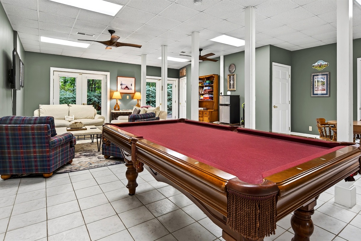 Lower level game room