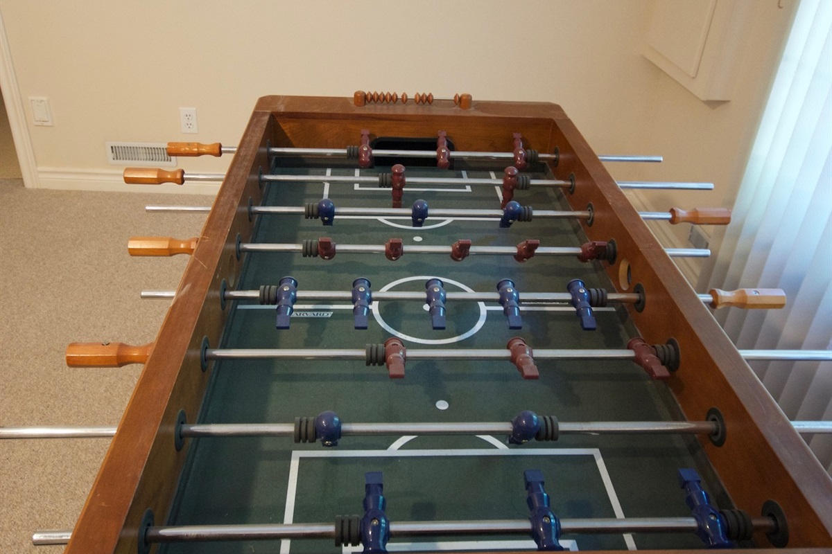 Came and learn to play foosball 