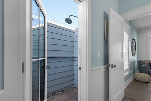 Outdoor Shower off King Bedroom