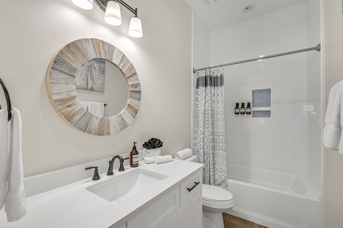 King Suite #1: Private Bathroom (first floor)