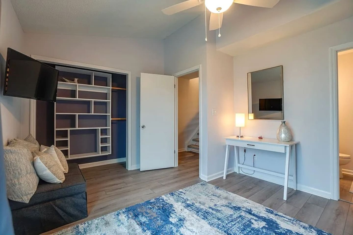 You'll find a dedicated desk in the bunk room &mdash; great for older kids who need to stay connected, or for a parent sneaking in some remote work.