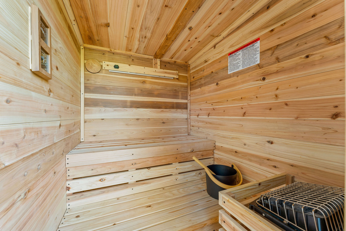 Because we decided Cliff Haus needed a little more “private retreat” and a little less “just another vacation rental.” 🌲