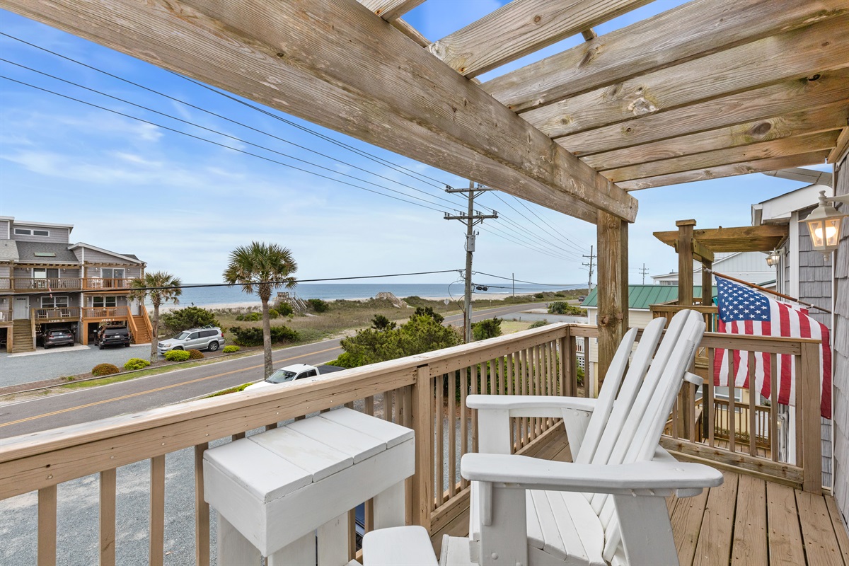 Ocean views just steps away&mdash;enjoy the beach breeze from your private deck