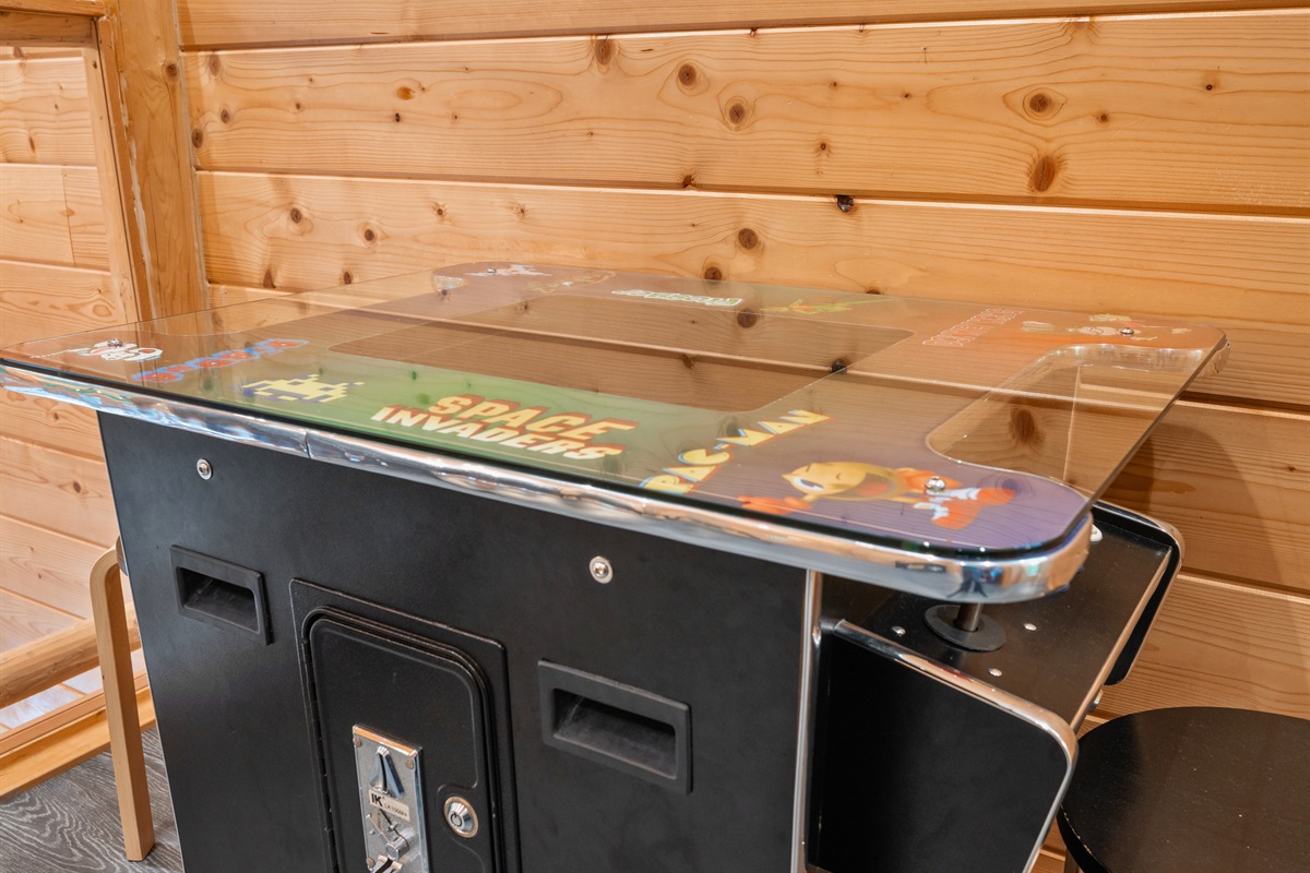 A multi-game arcade table adds a nostalgic element that both kids and adults will love spending time with.