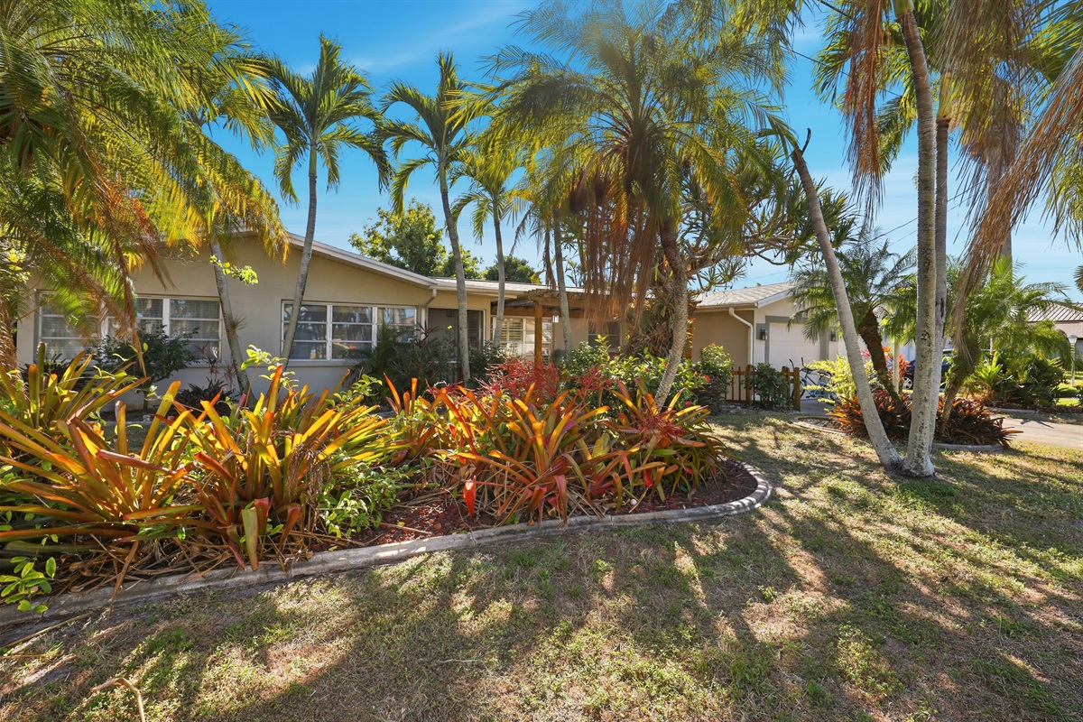 Exterior of the home