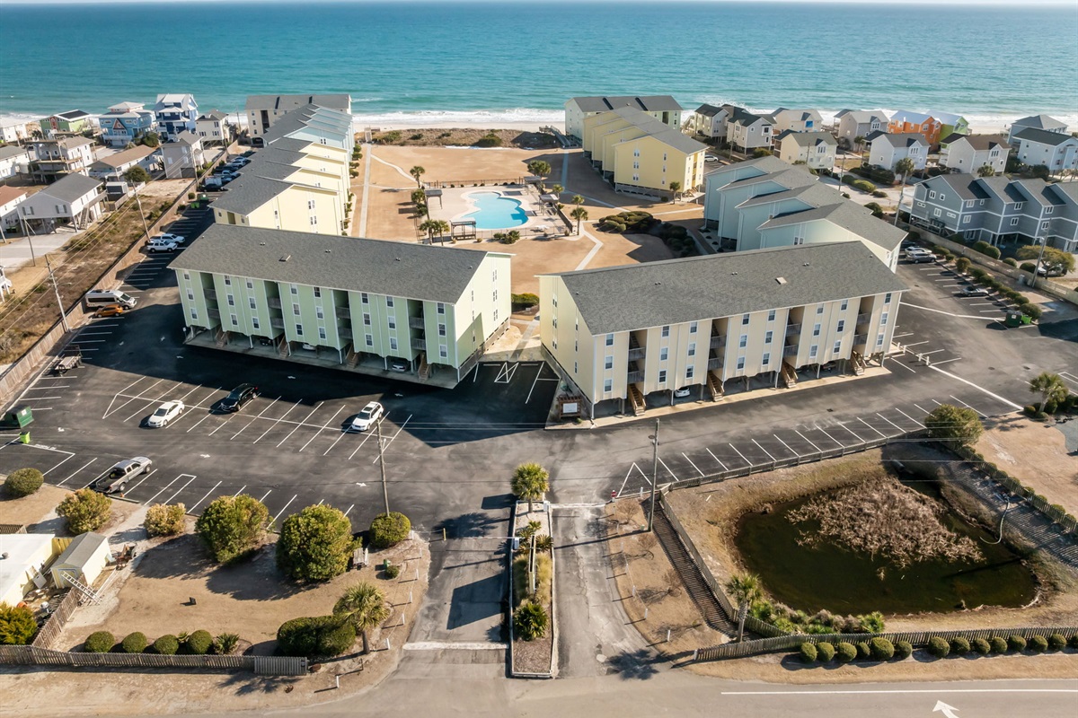 A stylish seaside complex