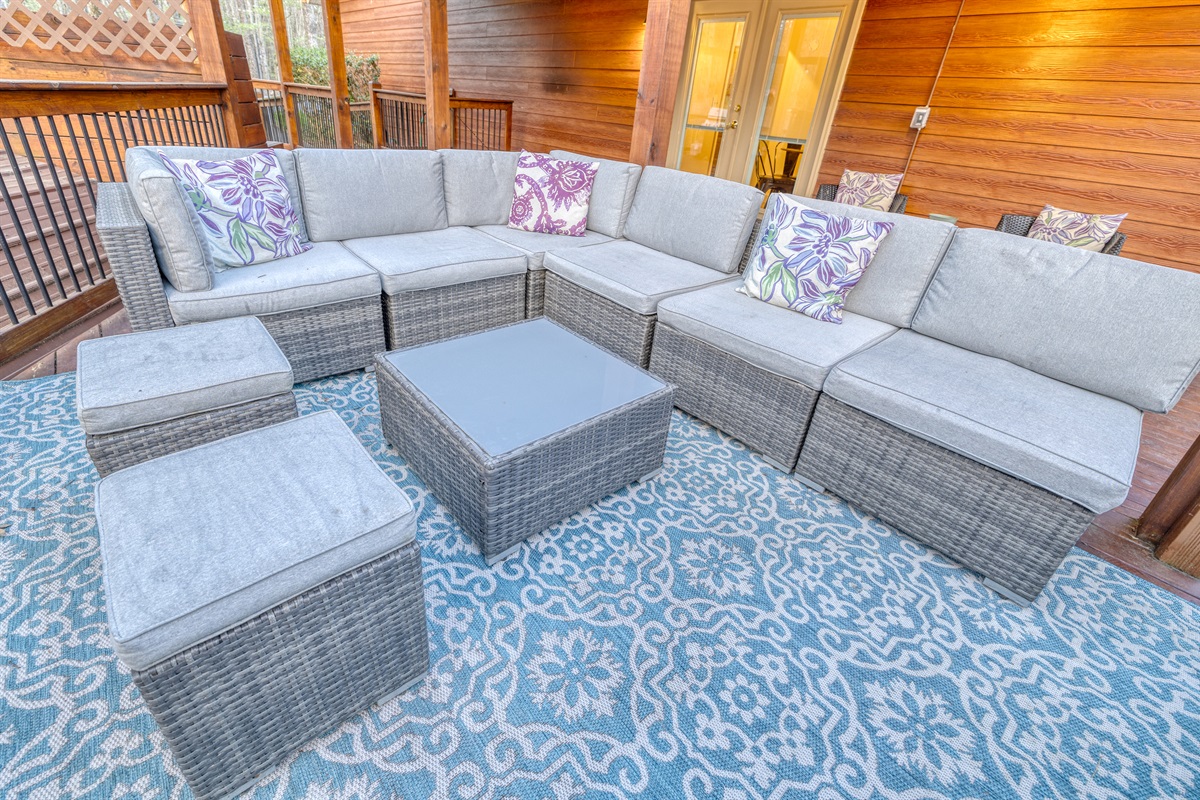 Gather & enjoy outdoors on the deck