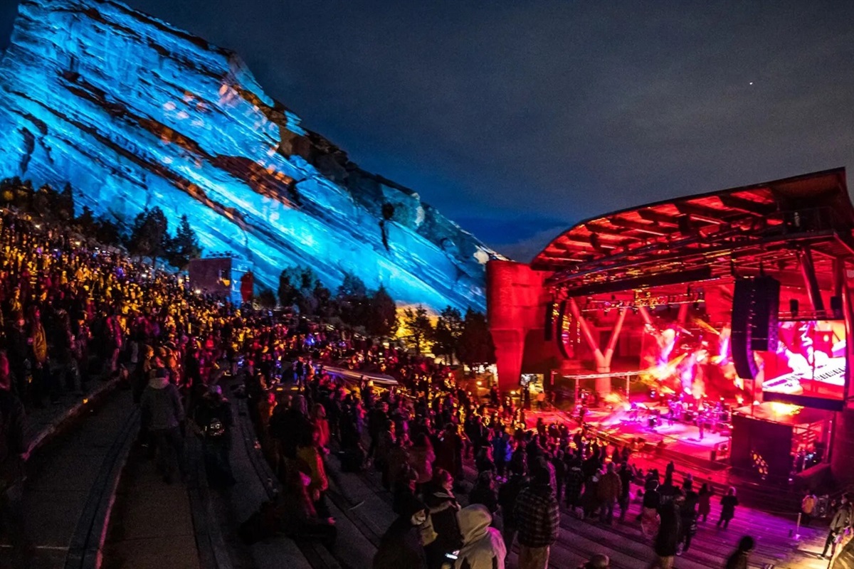Red Rocks Amphitheatre near Denver, Colorado