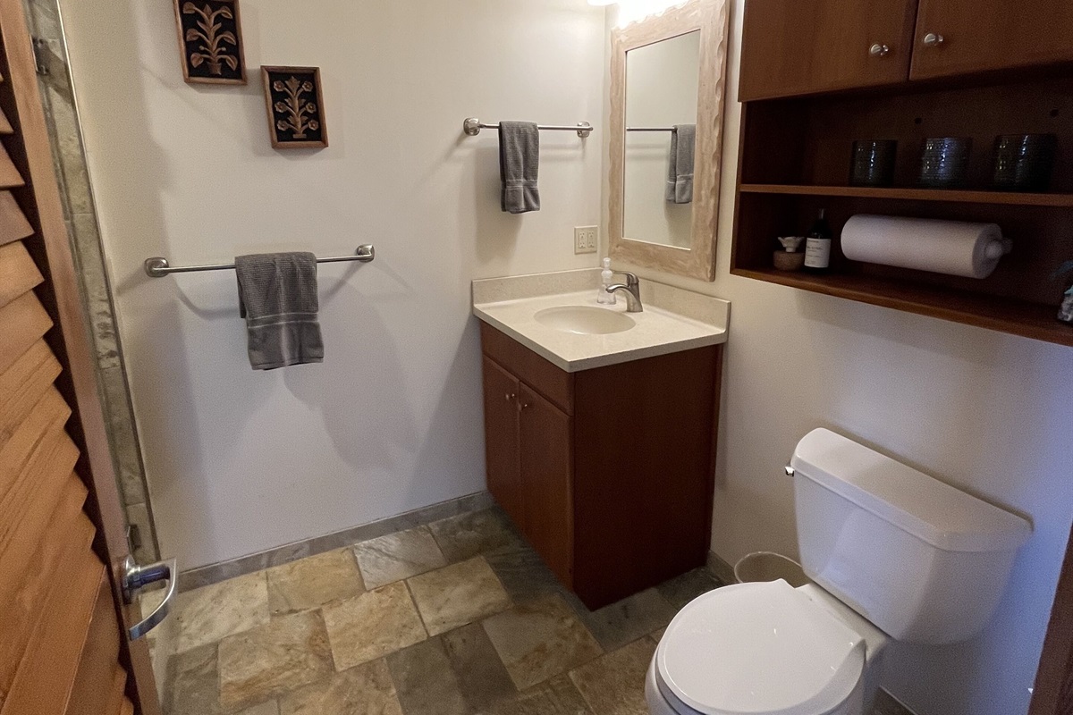 2nd upstairs 3/4 bathroom