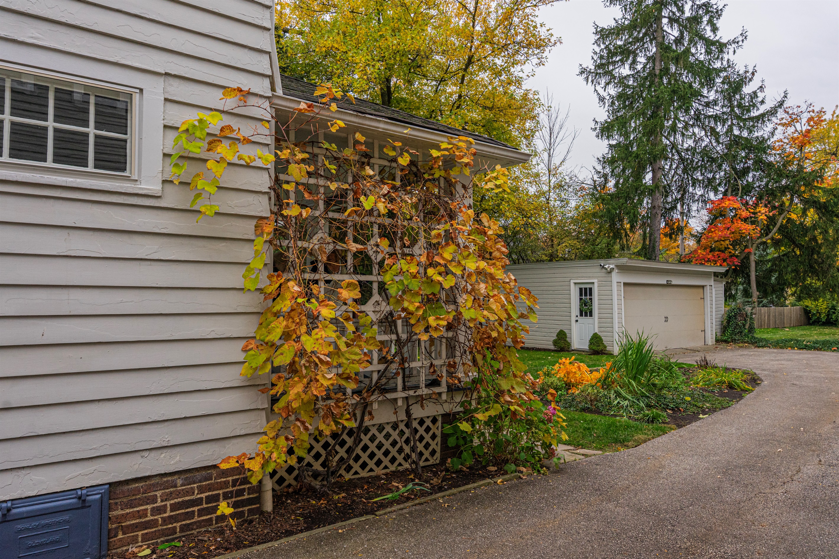 Backyard Driveway Entrance