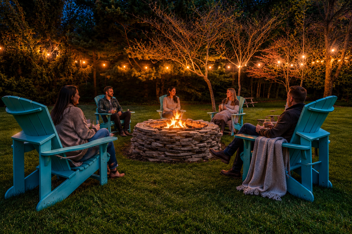 The best time is gathering with friends and loved ones around the fire