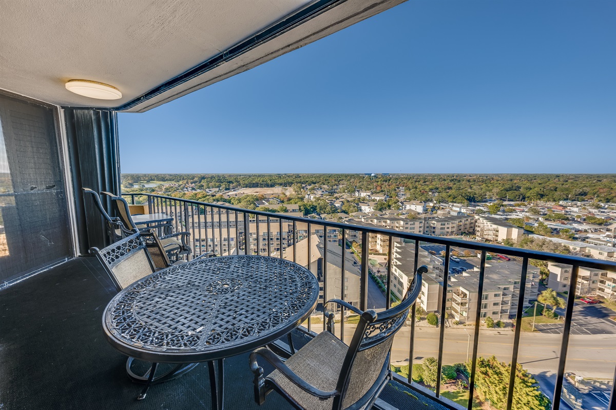 Breathtaking Views from Balcony!