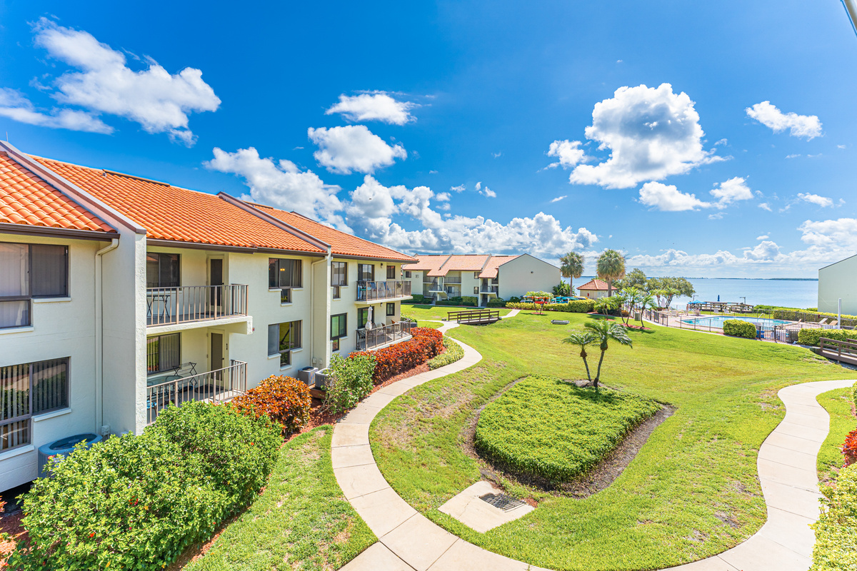 Step outside onto your private balcony and take in the peaceful bay views. It's the perfect spot for morning coffee, an evening drink, or simply enjoying the relaxing Florida breeze.