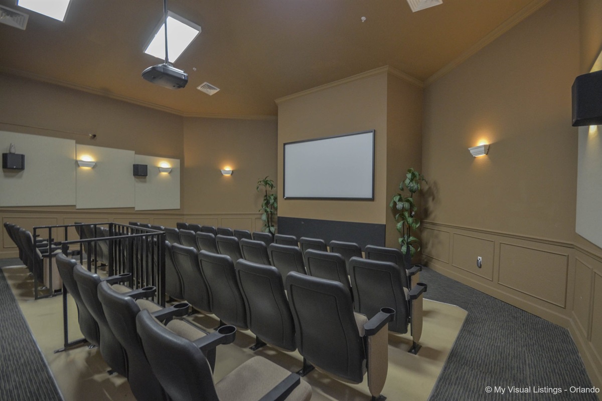 Resort free movie theater