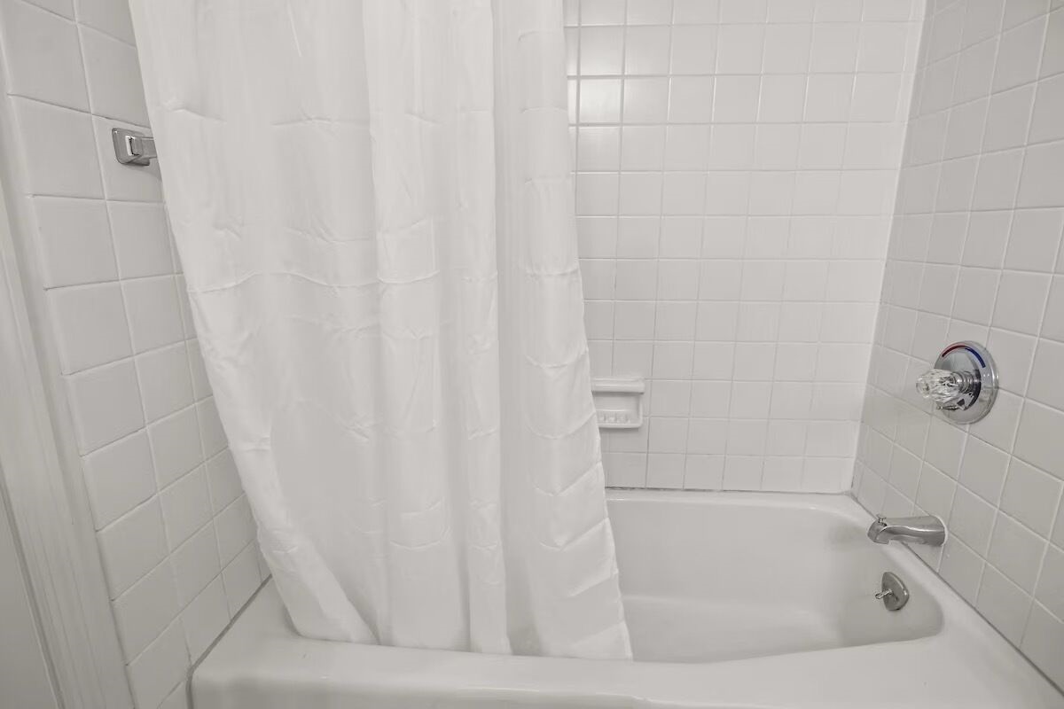 Shower/Tub combo in guest bathroom