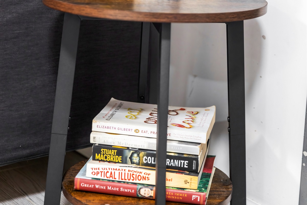 Curl up with a book, set down a drink, and enjoy the cozy details that make downtime feel intentional.