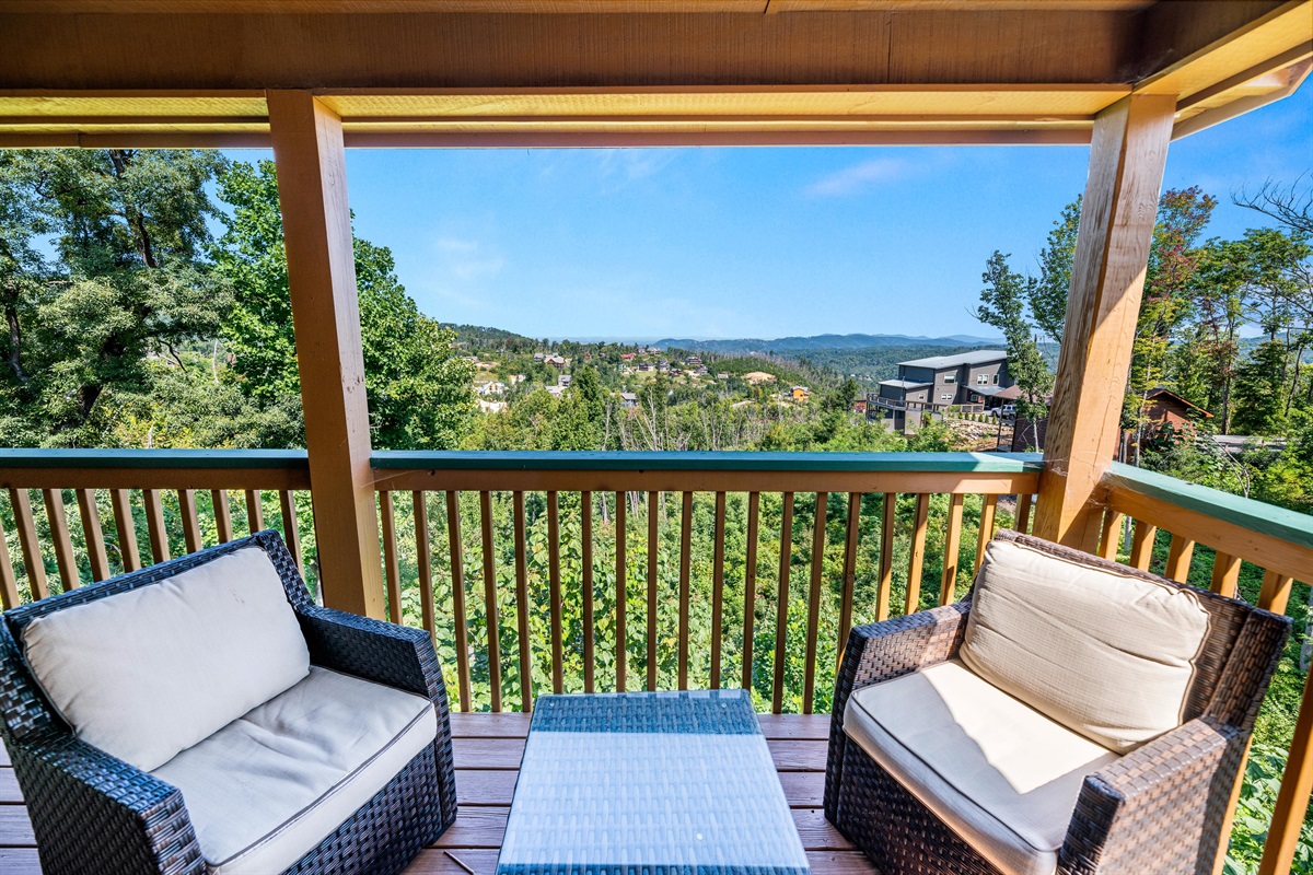 Private master bedroom balcony