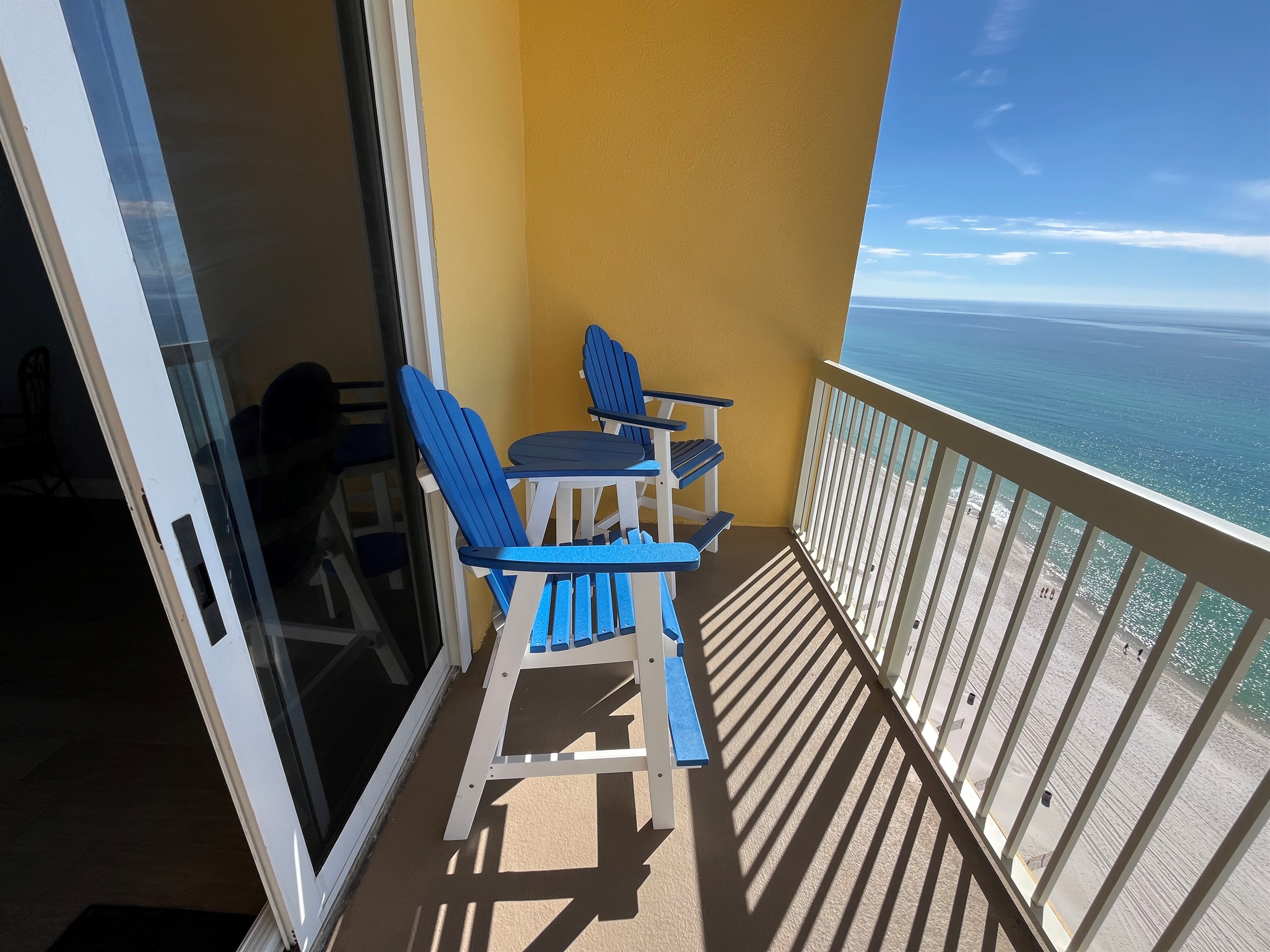 Endless Gulf views right from your private balcony.