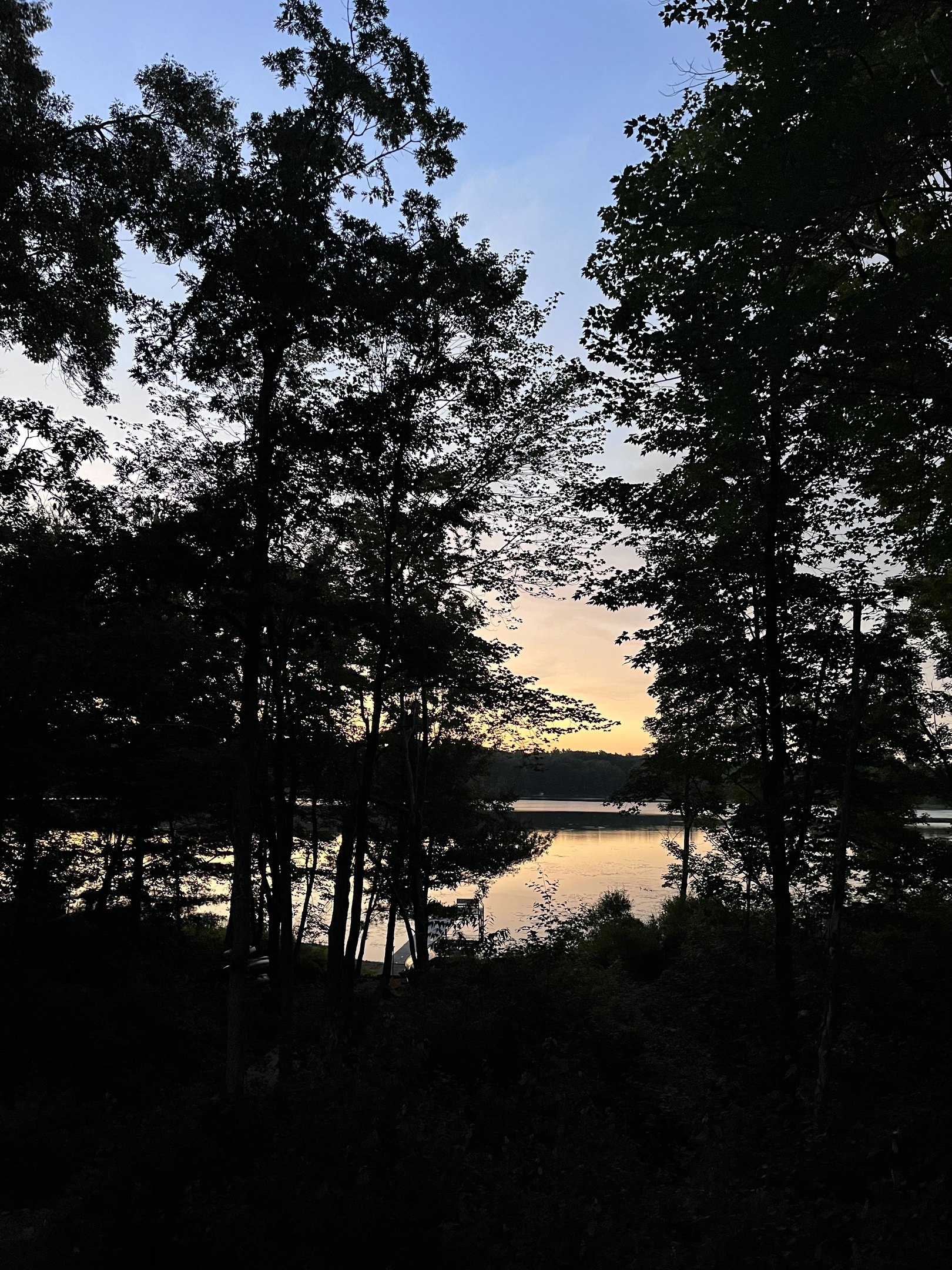 Your typical sunset at Little Sand Lake.