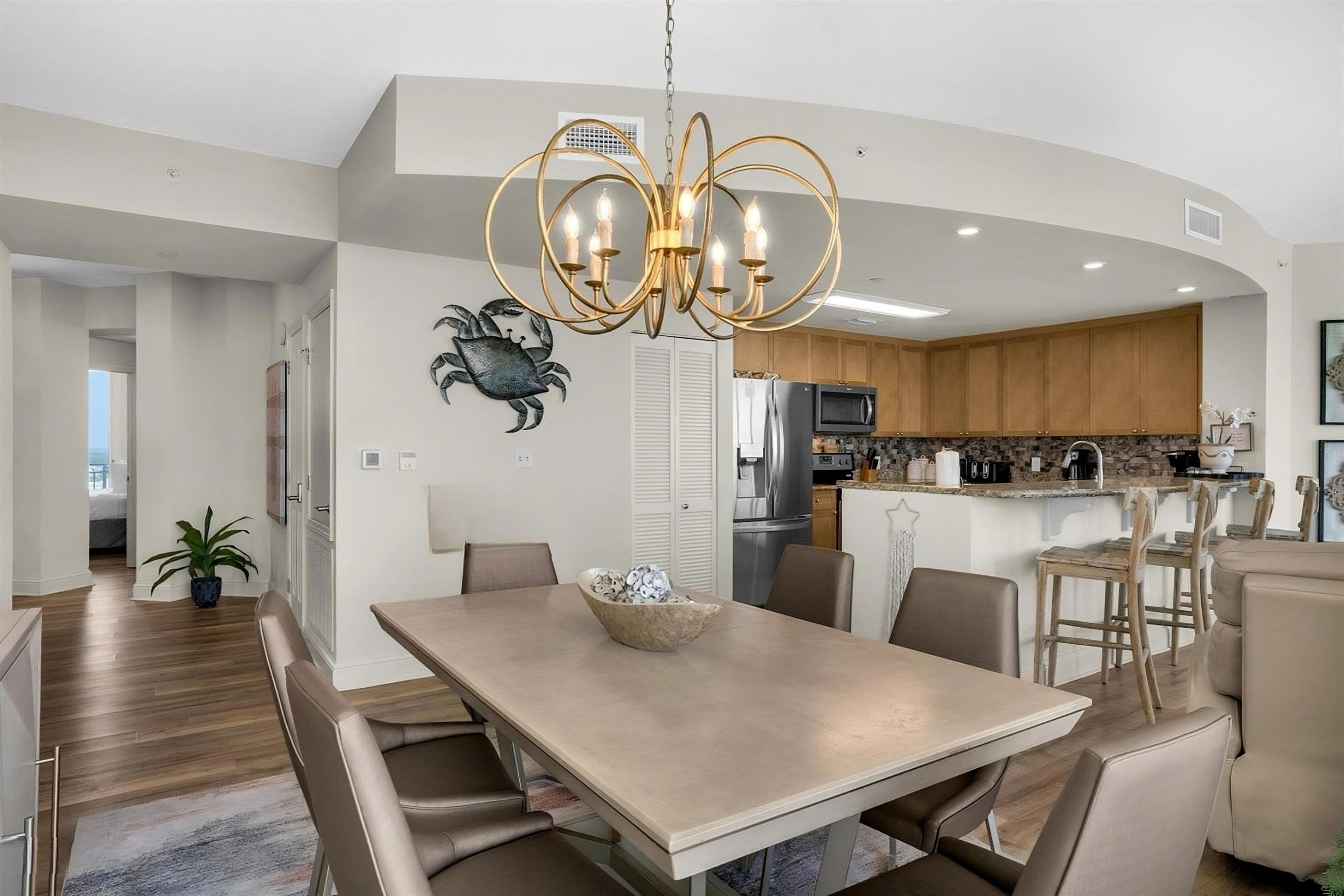 Gulf-Front Dining Room