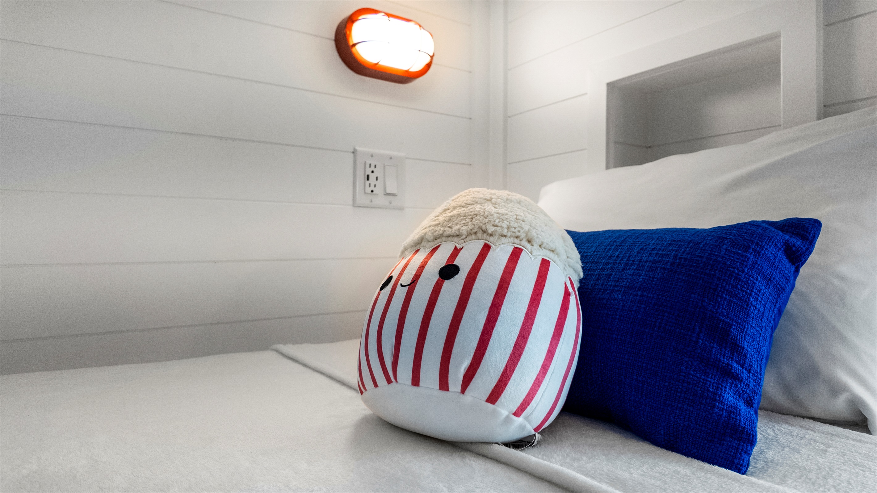 Guests in the Pleasure Pier Guest Suite will enjoy bunks with reading lights, book nooks and personal changing stations.