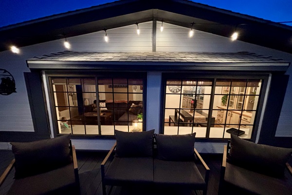 Front Patio & Living Room