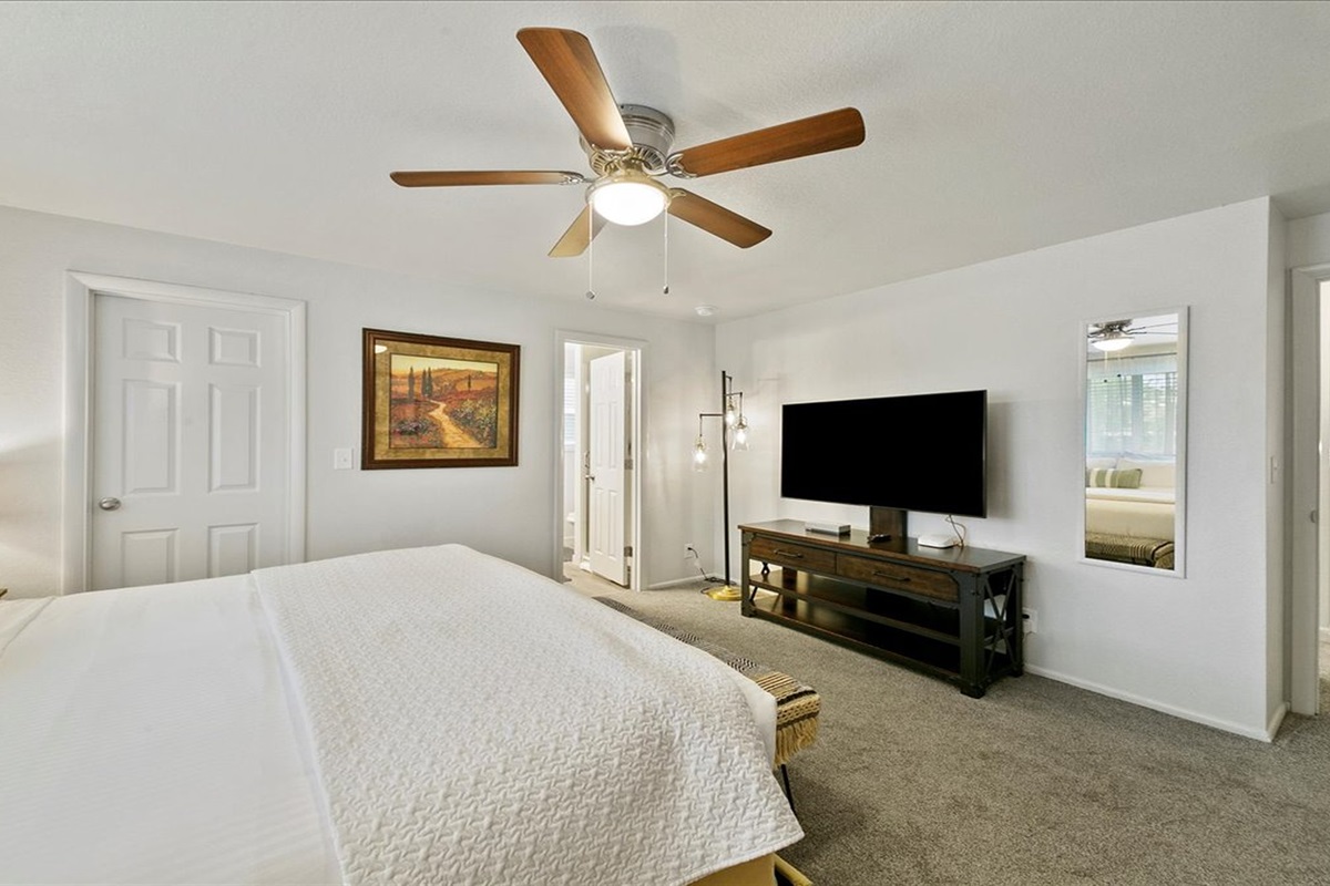 TV in Primary King Bedroom
