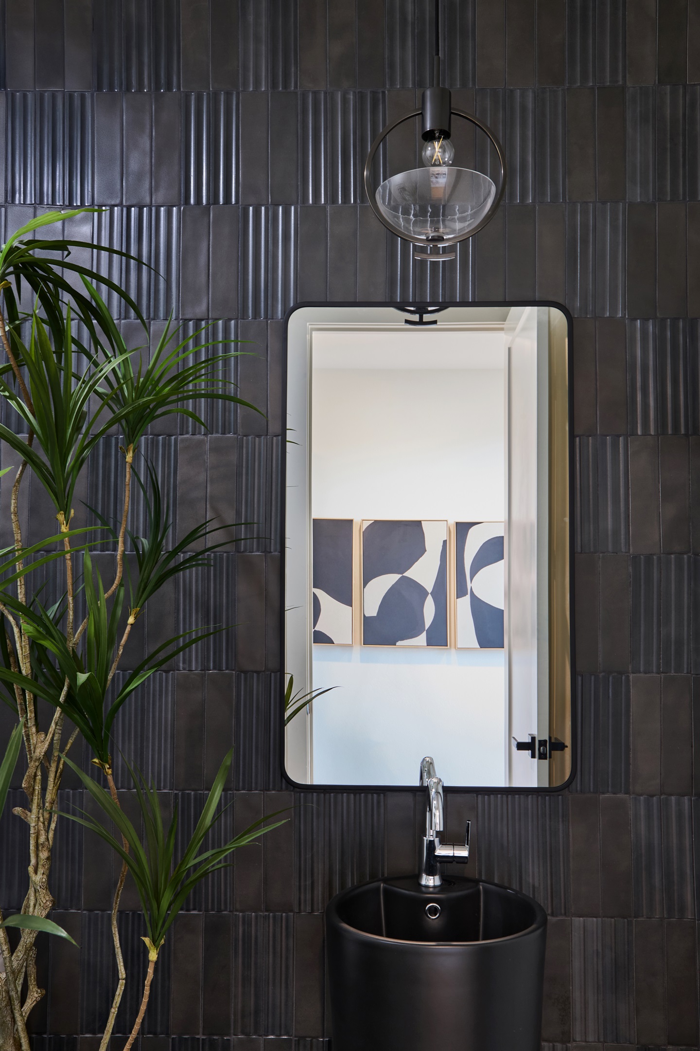 Conveniently located half bath located right next to the game room and the living room so the gaming and fun doesn't need to stop!