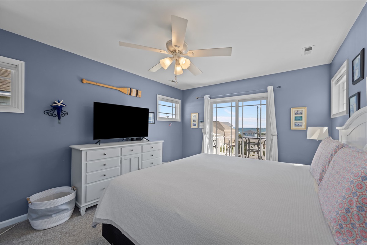 King-size master bedroom