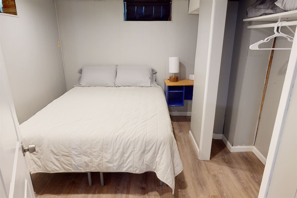 Bedroom #4 with full bed.