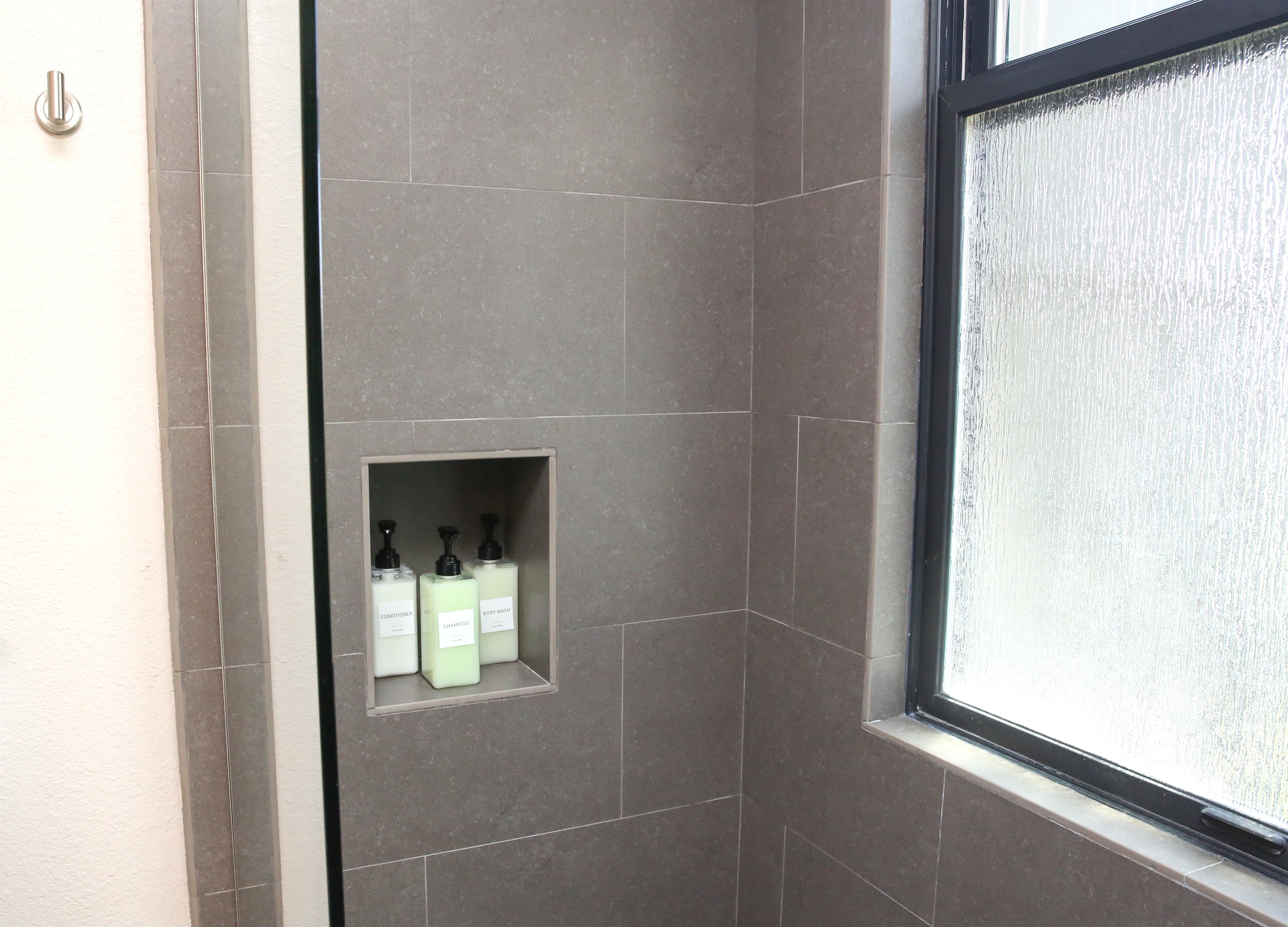 Pines by the sea ensuite bathroom with walk in shower