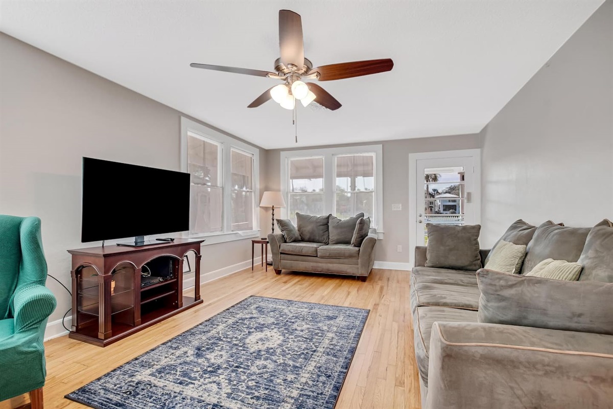 Living Room with Smart TV