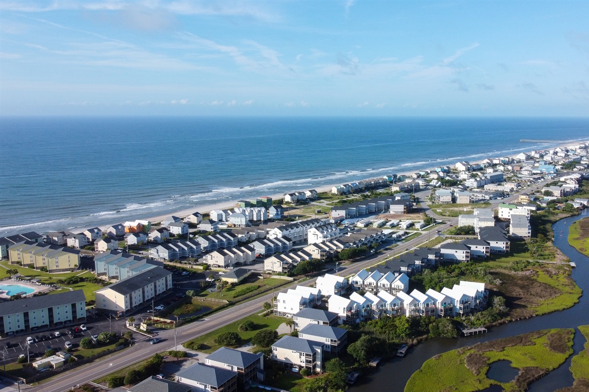 Surf City, right by the ocean!